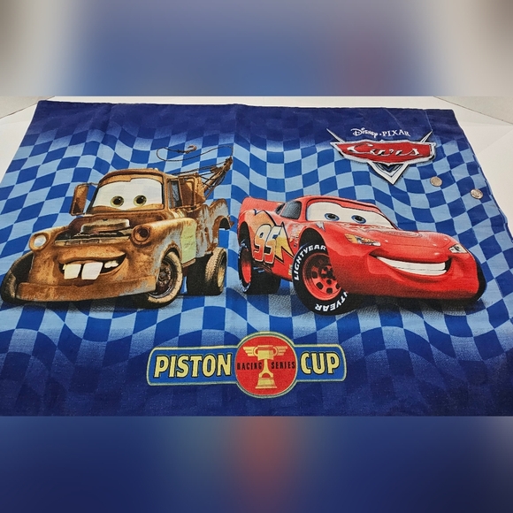 Disney Cars Throw Pillow New & 2 Double Sided Pillow Cases Used - Picture 11 of 16